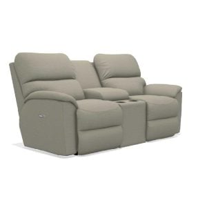 Lazboy 49P727 Brooks Power Reclining Loveseat with Console
