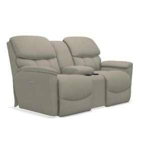 Lazboy 49P758 Kipling Power Reclining Loveseat with Console