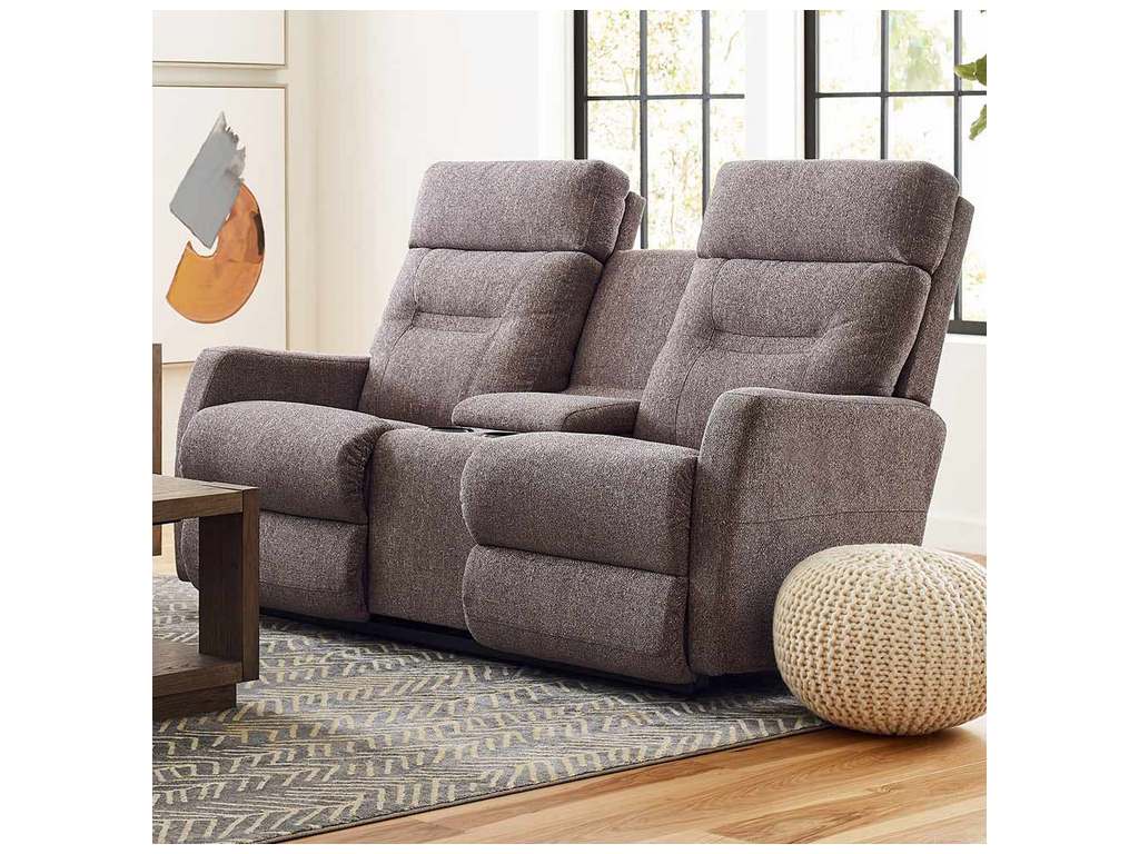 Lazboy 390787 Lennon Wall Reclining Loveseat with Console Hickory Park Furniture