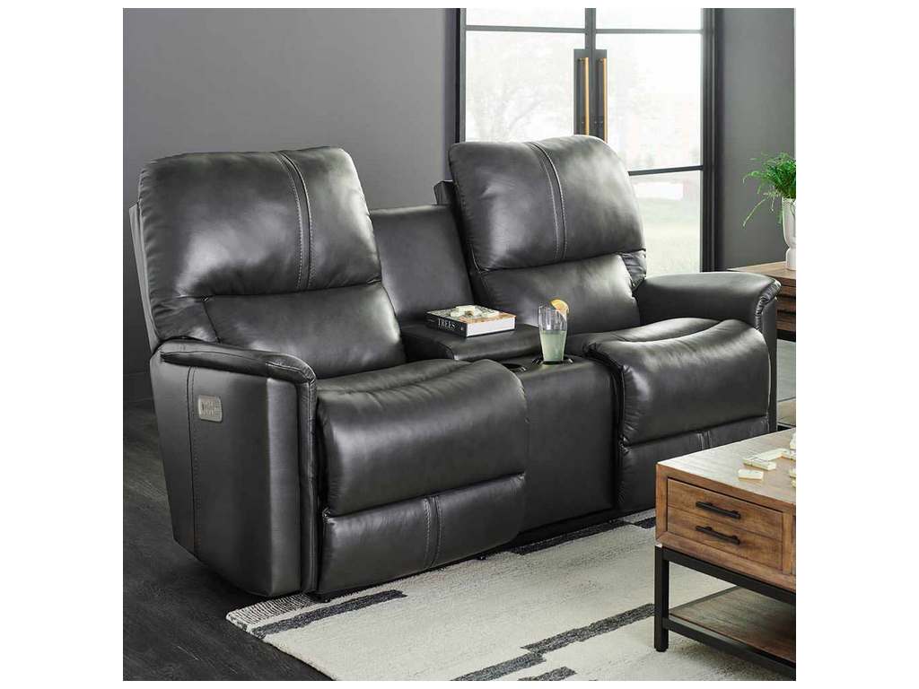 Lazboy 39X739  Turner Power Wall Reclining Loveseat with Console Headrest and Lumbar