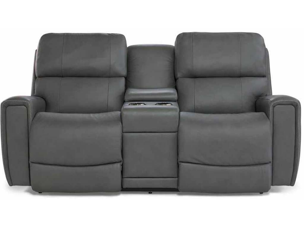 Lazboy 449757 Apollo Reclining Loveseat with Console Hickory Park
