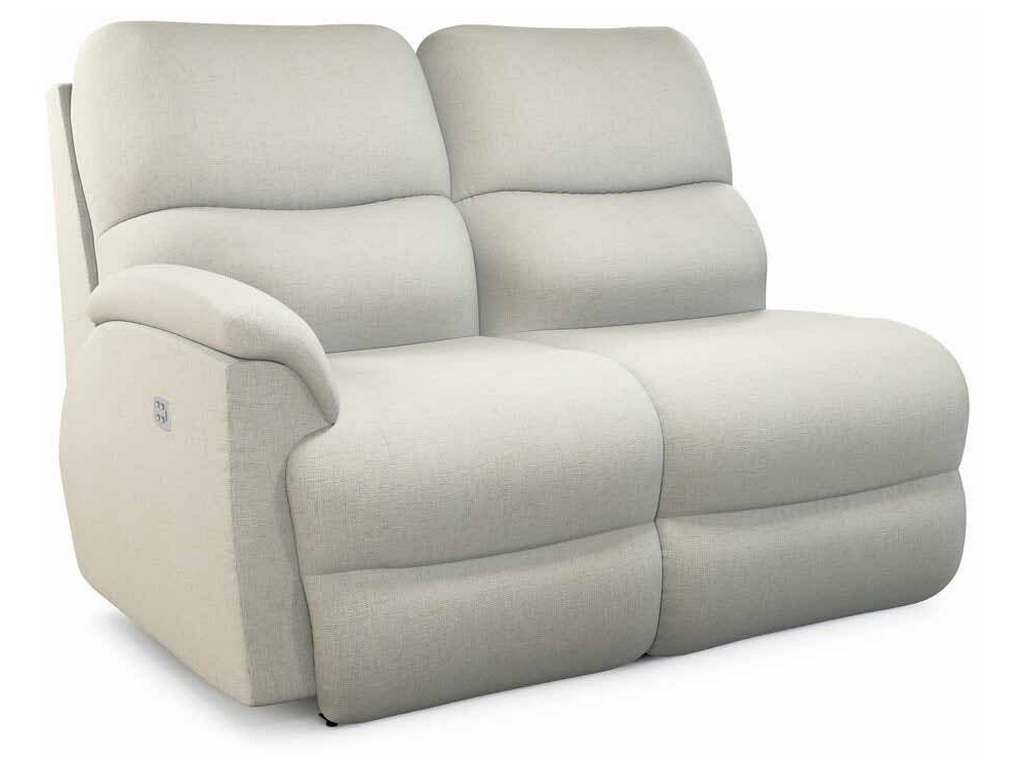 Lazboy U4E724  Trouper Power Right Arm Sitting Reclining Loveseat with Headrest