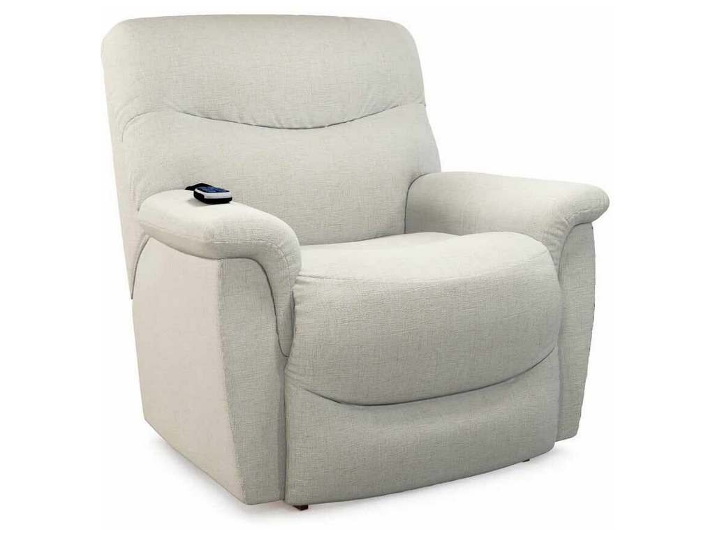 Lazboy P1M521 Living Room James Power Rocking Recliner with Massage and