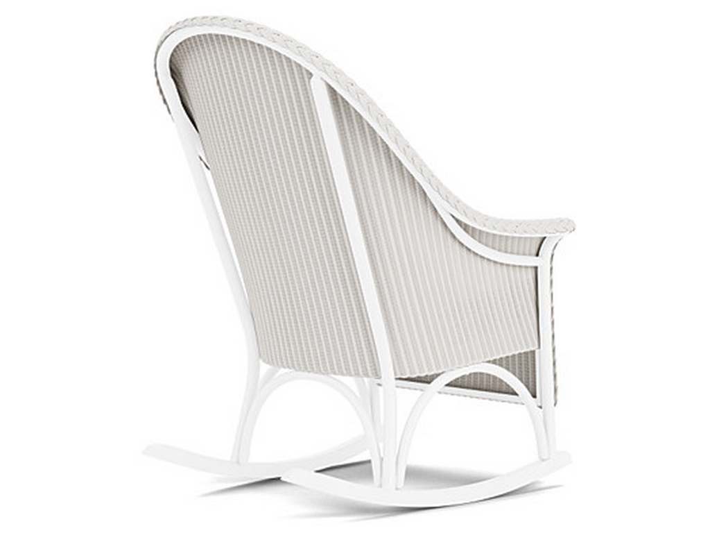Lloyd Flanders 8036 Universal Loom High Back Porch Rocker Hickory