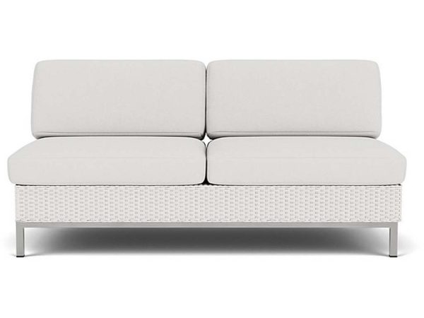 Lloyd Flanders 203051 Elements Armless Settee with Loom Back