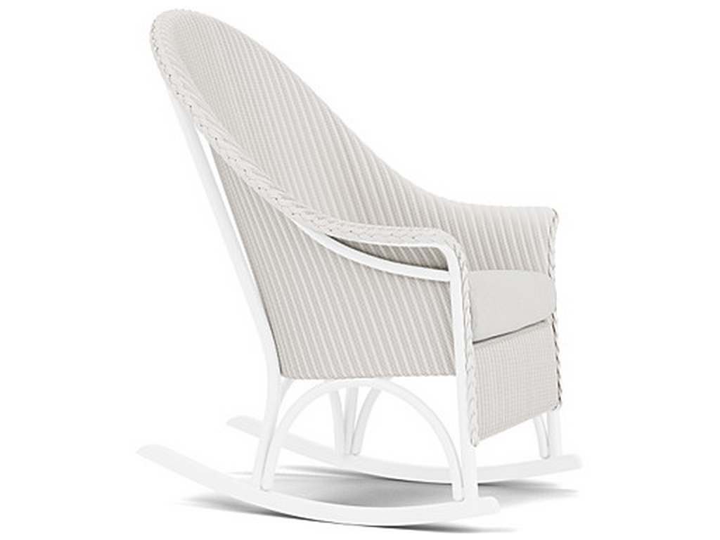 Lloyd Flanders 8036 Universal Loom High Back Porch Rocker Hickory