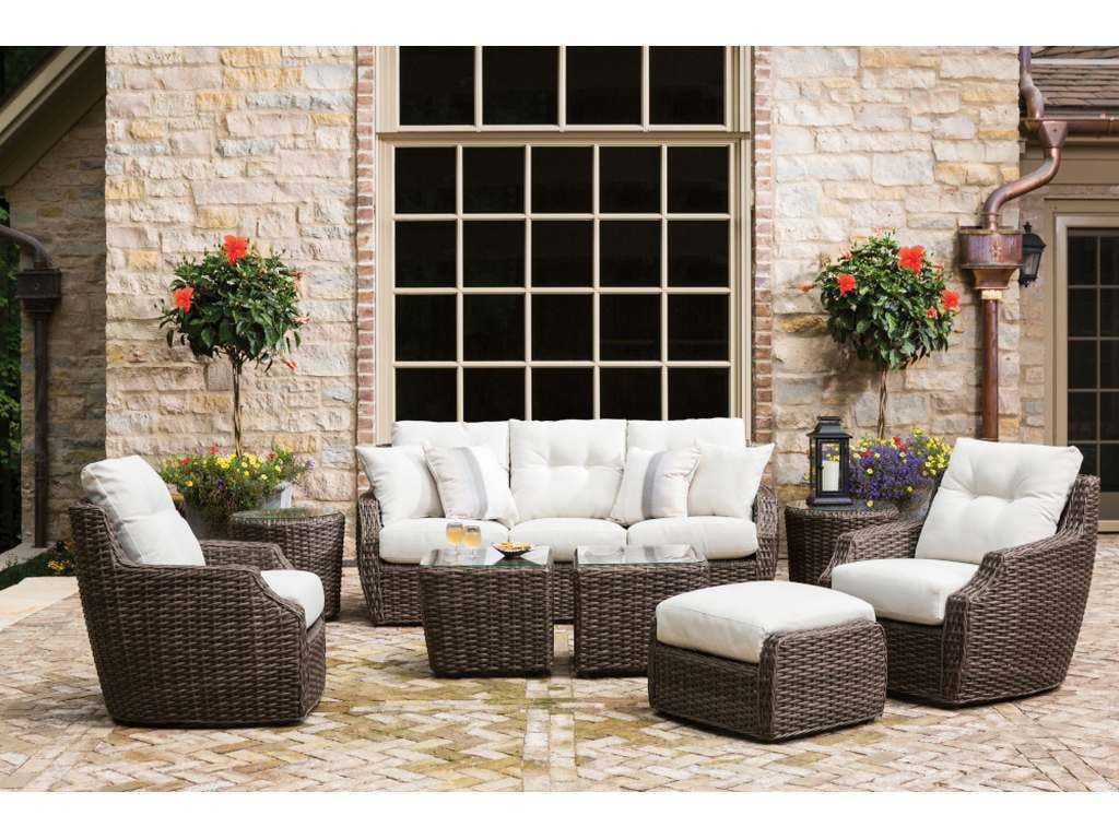 Lloyd Flanders 241024 Largo 1pc 22 Inch Rectangular Bunching Accent Table