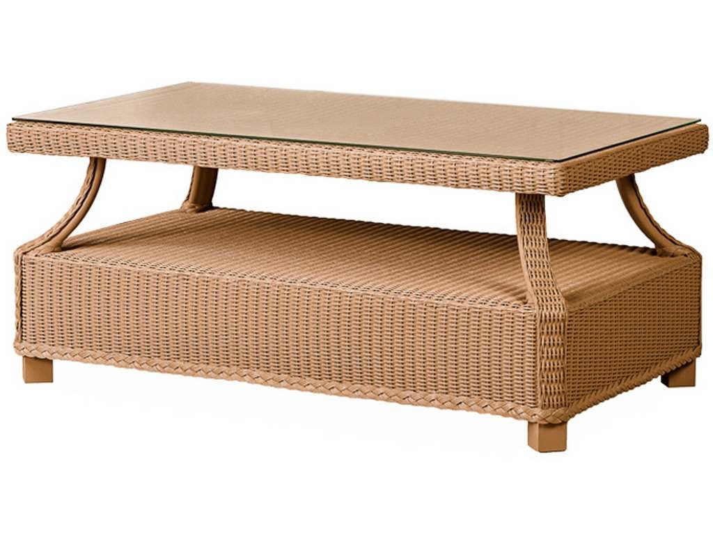 Lloyd Flanders 15952 Hamptons 43 Inch Rectangular Cocktail Table