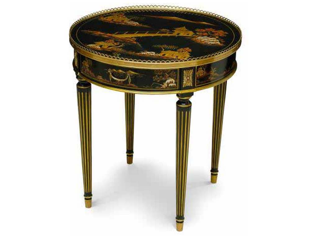 Maitland Smith 89-1016 Scarborough House Silk Side Table