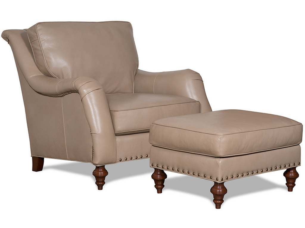 McKinley Leather 3420  Wyatt Ottoman
