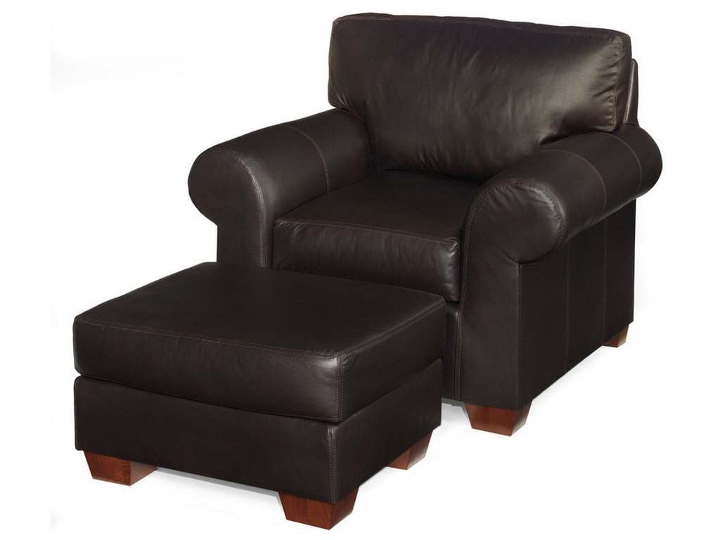 McKinley Leather 3820  Ottoman