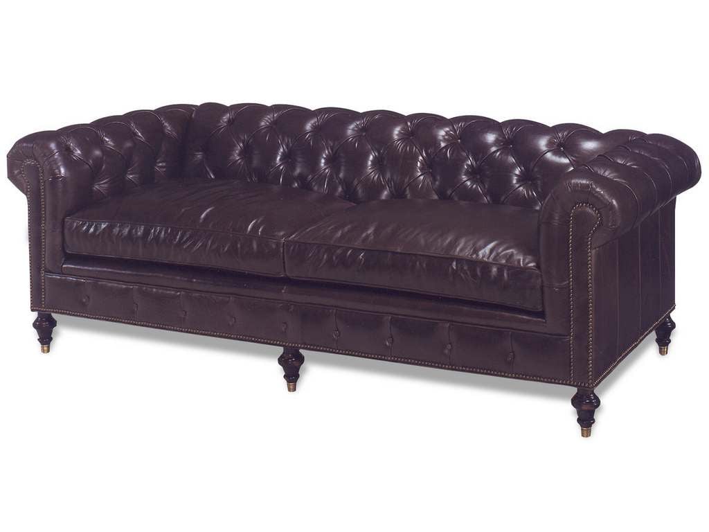 McKinley Leather 3274  Monticello Chesterfield Sofa