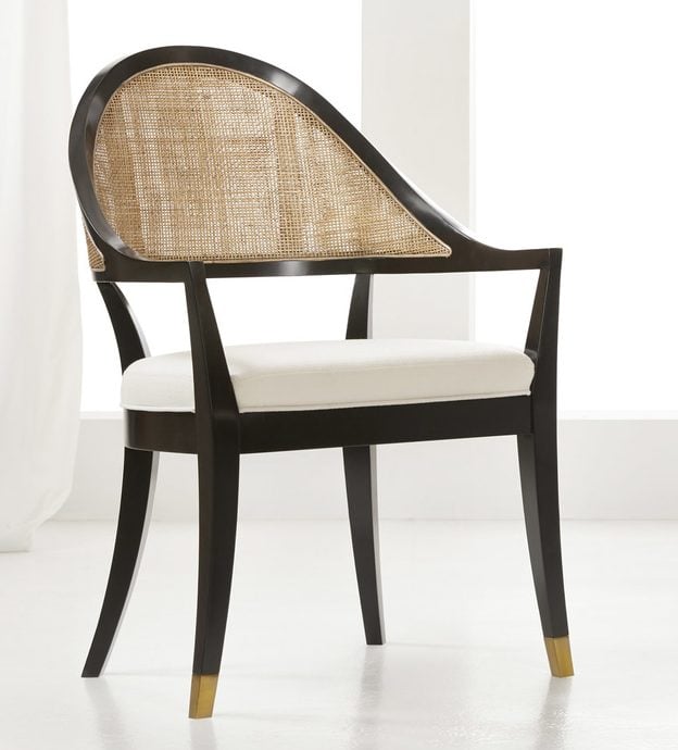 Modern History MH1027F02 Lyon Chair Ebony