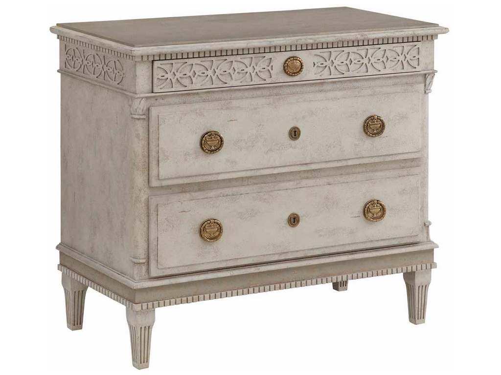 Modern History MH1097F01  Small Gustavian Bedside Chest