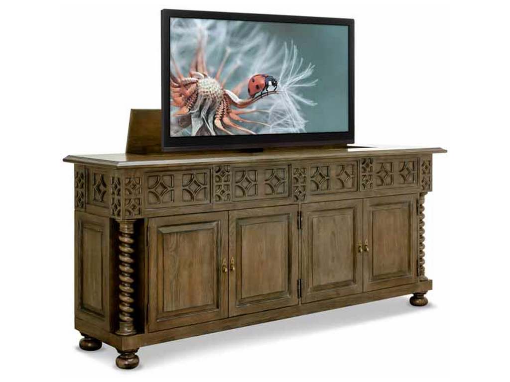 Old Biscayne Designs 14665A  Banderas Credenza with TV Lift