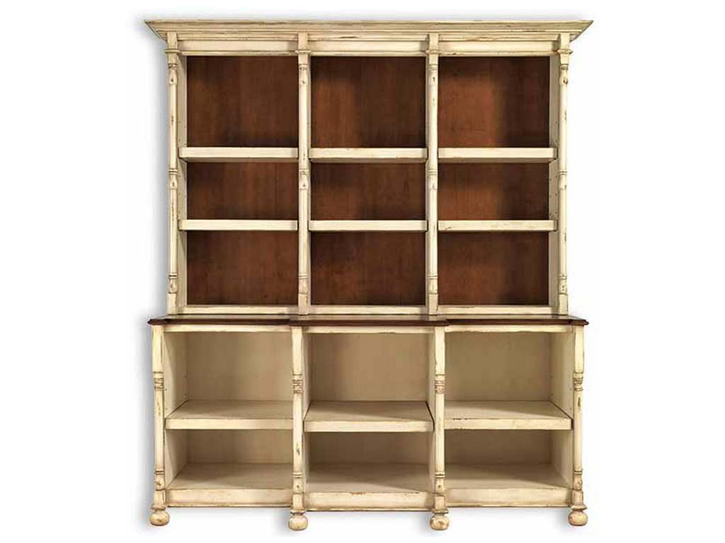 Old Biscayne Designs 1728A  Fitzgerald Library Buffet and Hutch