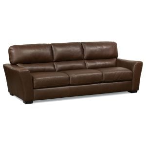 Palliser 77888 Teague Leather Stationary Sofa