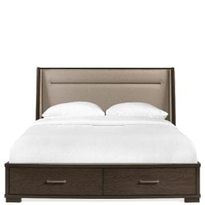 Riverside 39478 Monterey King Upholstered Storage Bed