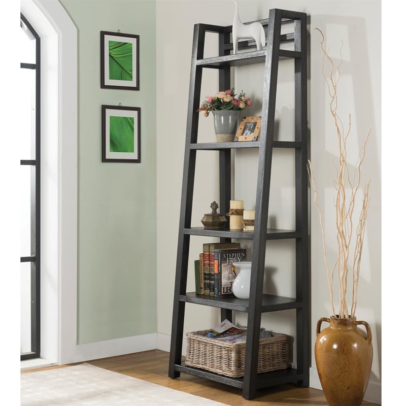 Riverside 28238 Perspectives Leaning Bookcase Riverside 28238 Perspectives Leaning Bookcase