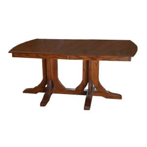 Still Fork 11RD42060 Pedestal Tables Laurel Double Pedestal Table