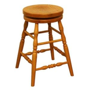Still Fork 210014 Backless Stools Turned Leg 24 inch