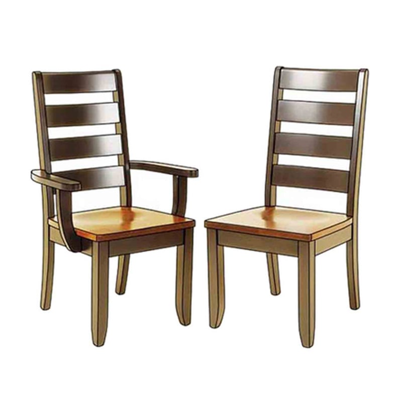 Still Fork 231020 Chairs and Stools Casual Ladderback Side Chair