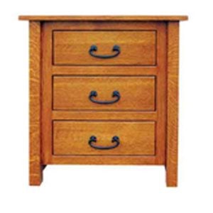 Still Fork NPMN3D2226 Artisan 3 Drawer Night Stand