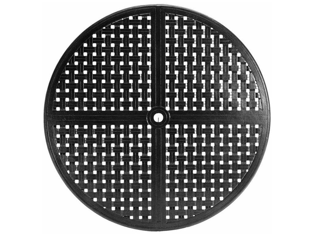 Summer Classics 4051  Double Lattice 48 inch Round Table Top