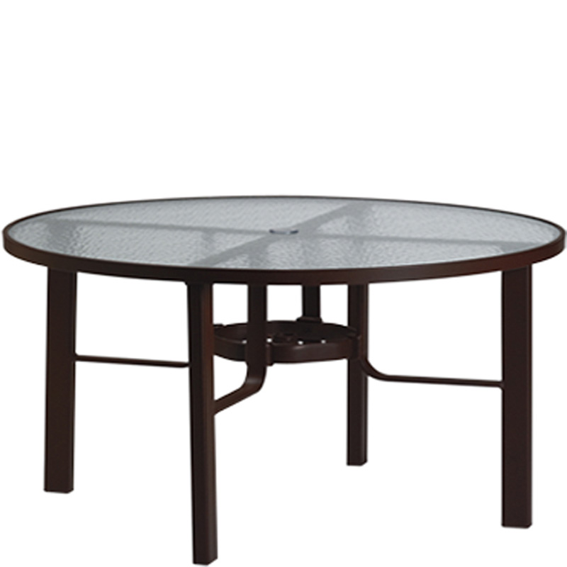 Tropitone 730561 Acrylic and Glass Tables 60 inch Round Dining Table, KD