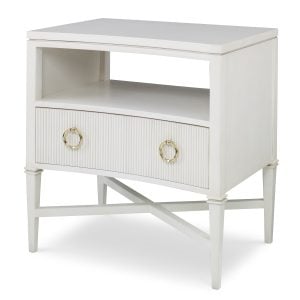 Ambella Home 09170-230-007 Reeded Nightstand Linen