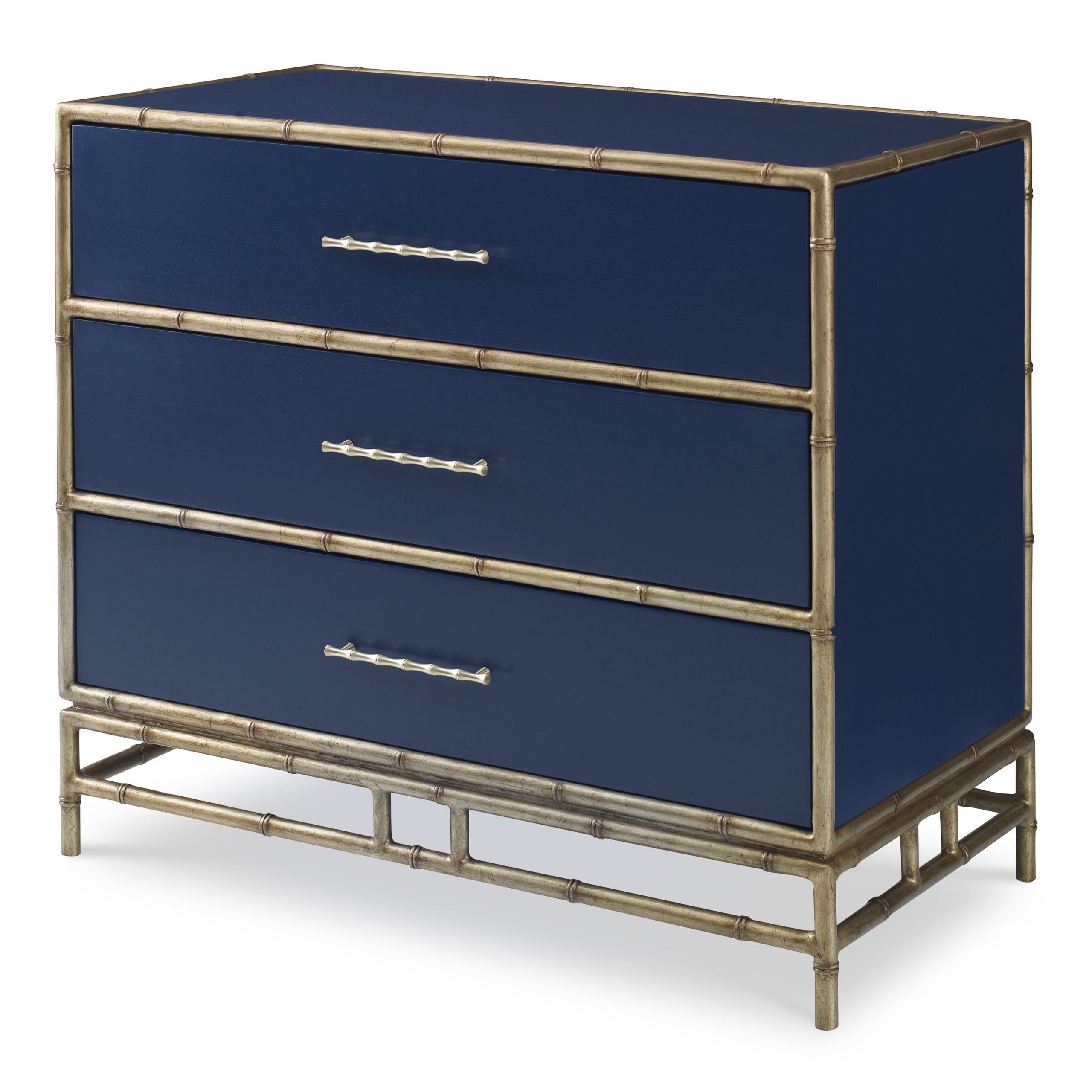 Ambella Home 09175-830-021 Chinoiserie Chest Cadet Blue