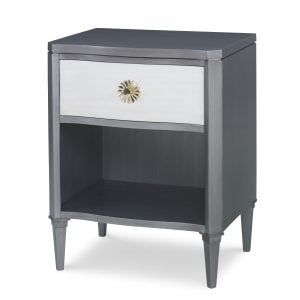 Ambella Home 17584-830-002 Halley Nightstand Grey / Linen