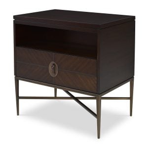 Ambella Home 24110-230-002 Longwood Nightstand Walnut
