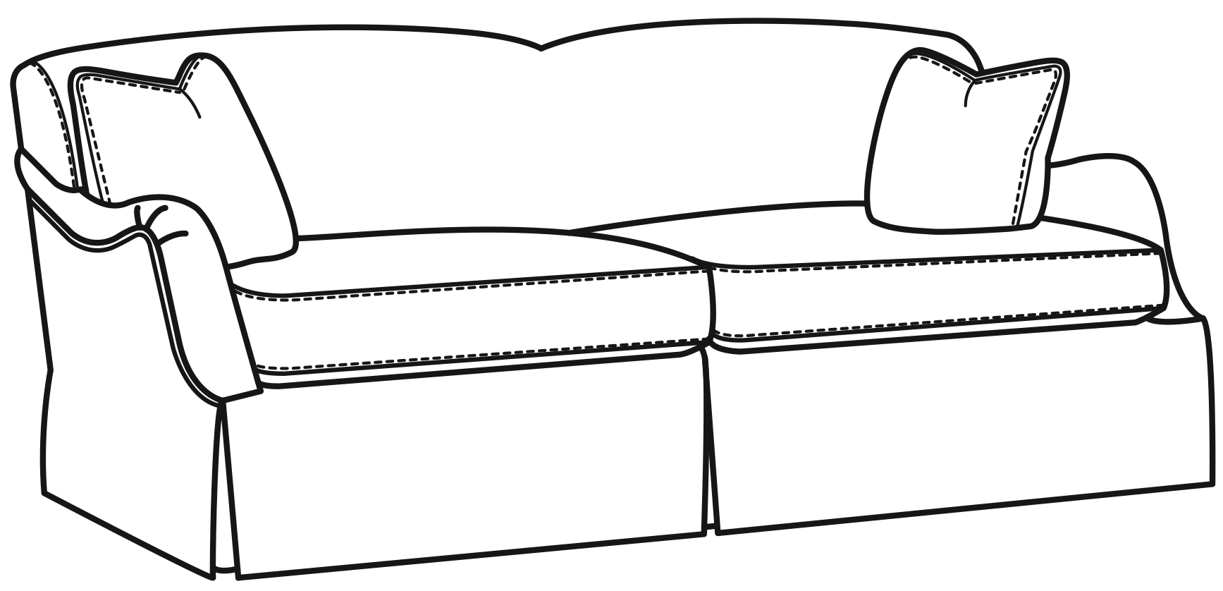 CR Laine 520321 Tessa Long Sofa Hickory Park Furniture