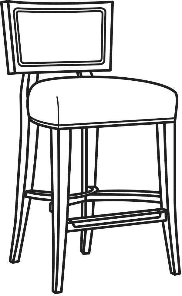CR Laine 822045 Corinne Counter Stool Hickory Park Furniture Galleries
