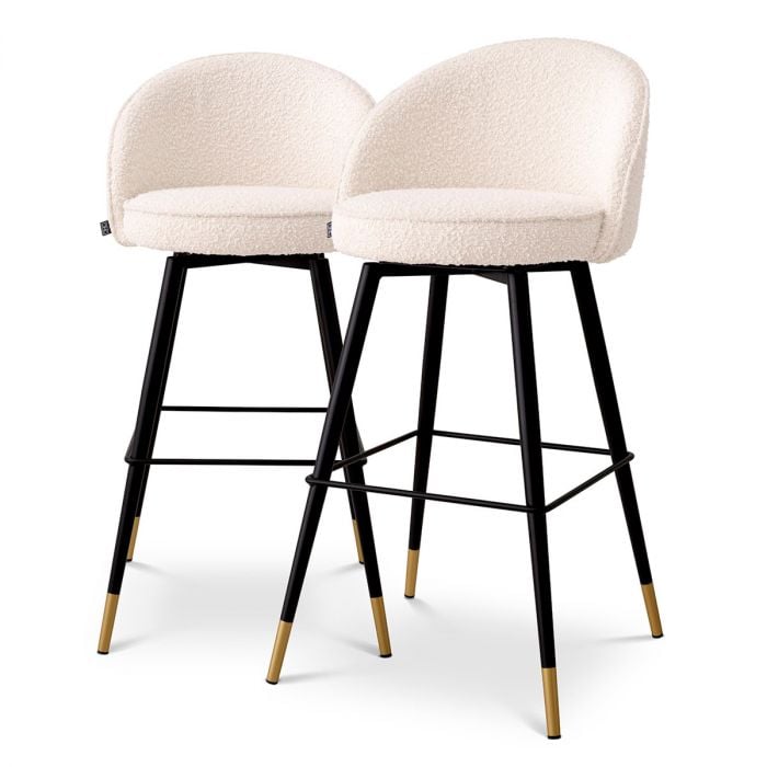 Eichholtz A117900 Bar Stool Cooper Set of 2 Eichholtz A117900 Bar Stool Cooper Set of 2