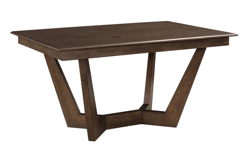 Kincaid Furniture 317-746MP 60" Rectangular Trestle Table Pkg, Mocha
