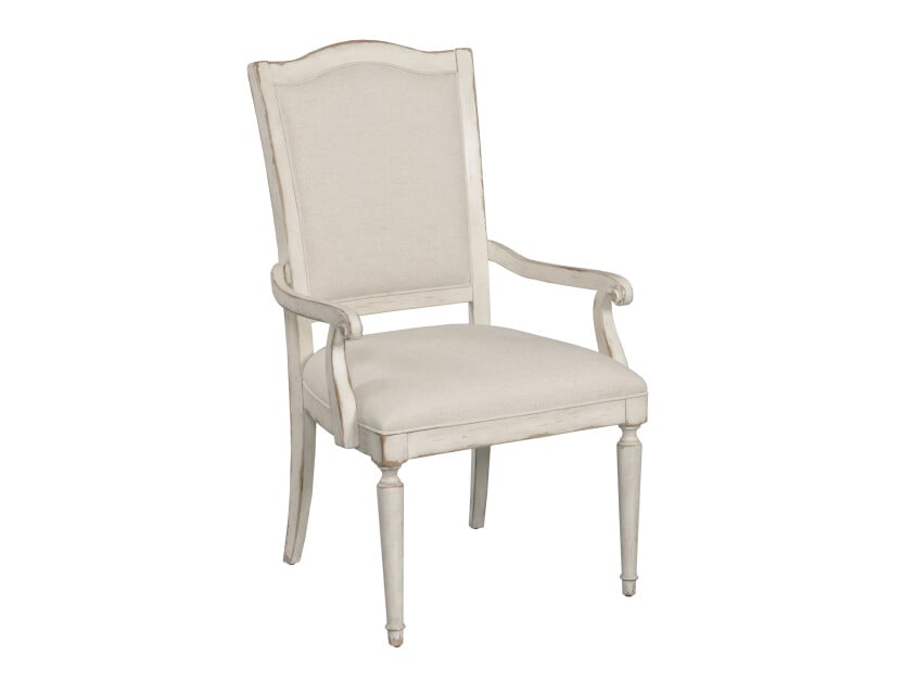 American Drew 309-623C Daniella Upholstered Arm Chair - Creme