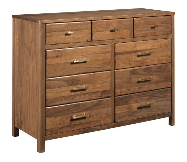 Kincaid Furniture 315-131 Flat Top Nine Drawer Dresser