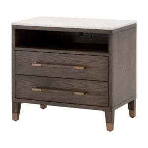 Essentials For Living 5250.DB-OAK/BIA Cambria 2-Drawer Nightstand