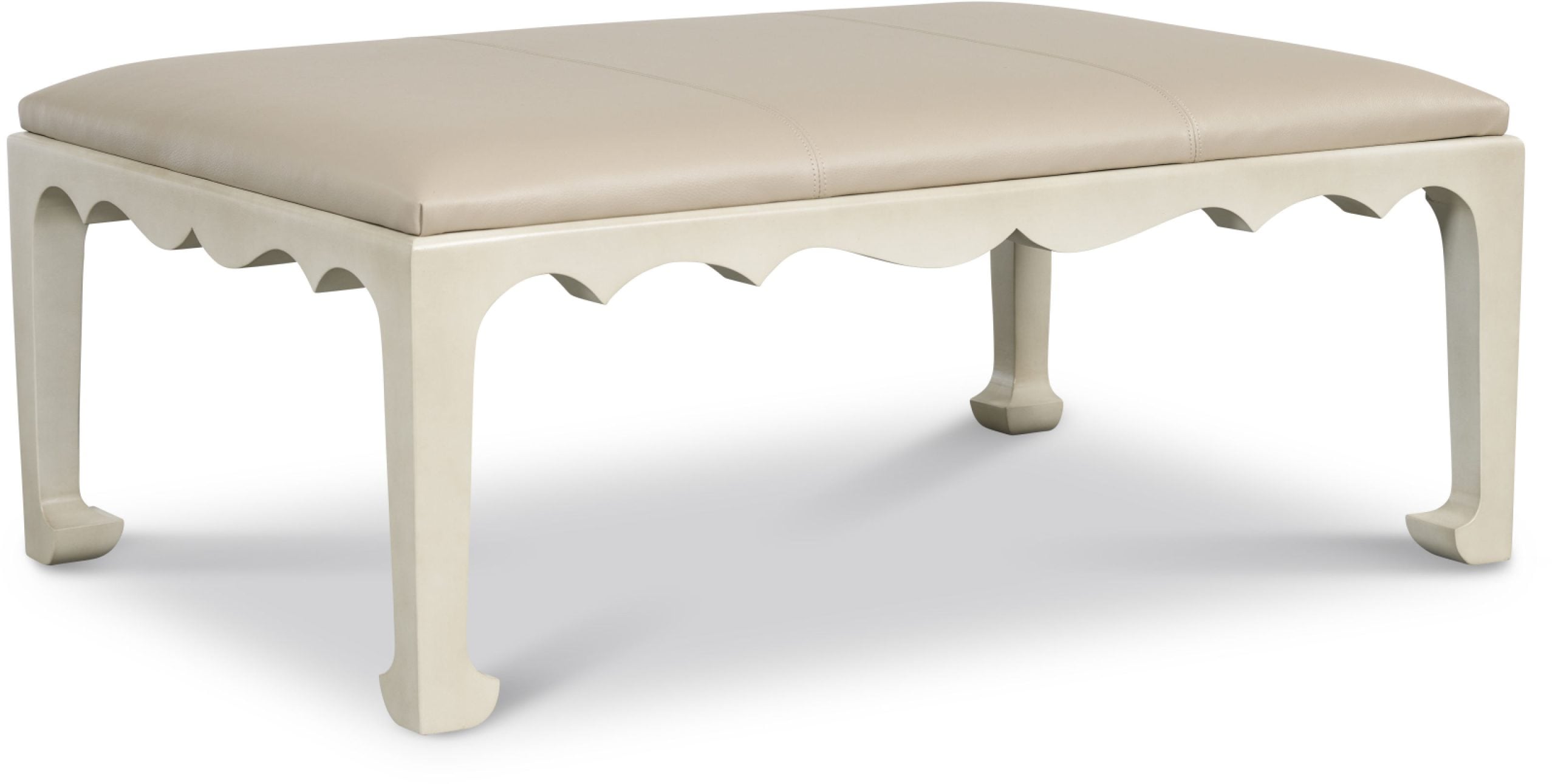 CR Laine L9400-08 Leo Leather Ottoman