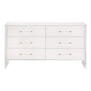 Essentials For Living 6161.PRL-SHG/BBRS Sonia Shagreen 6-Drawer Double Dresser