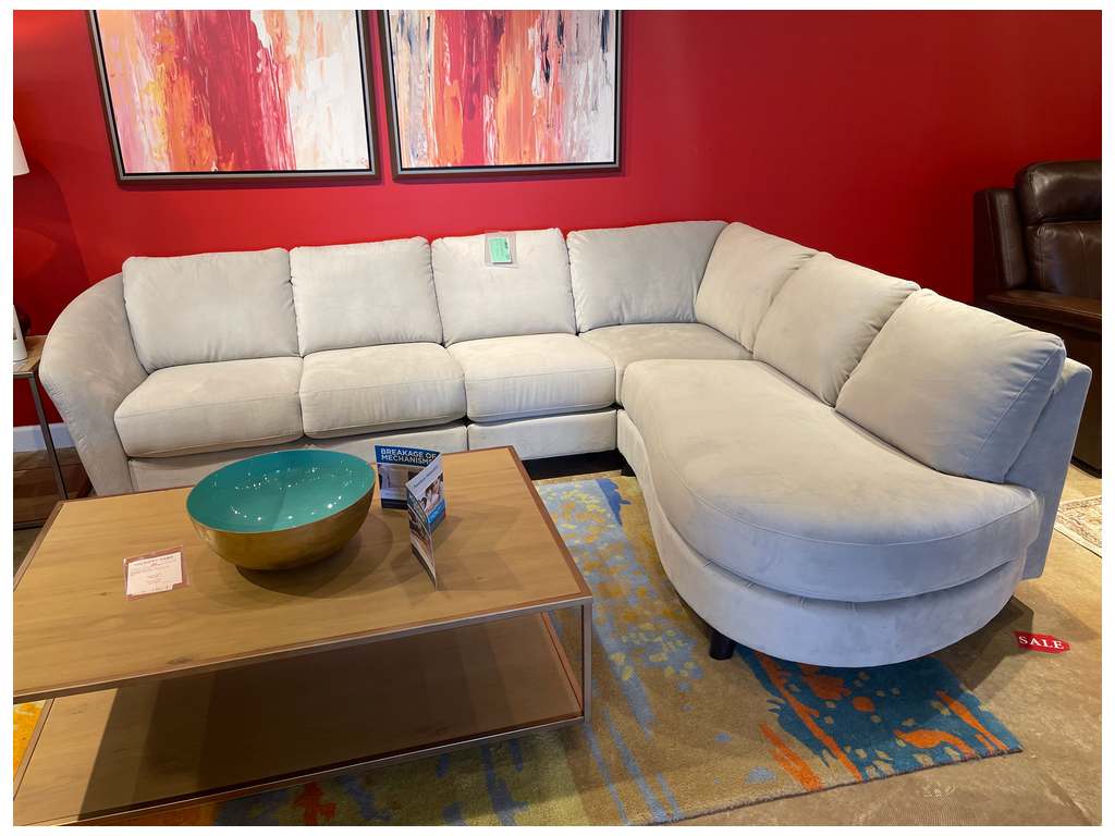 Palliser 77427 Alula Sectional Hickory Park Furniture Galleries