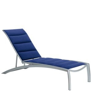 Tropitone 240532PS South Beach Padded Sling Chaise Lounge