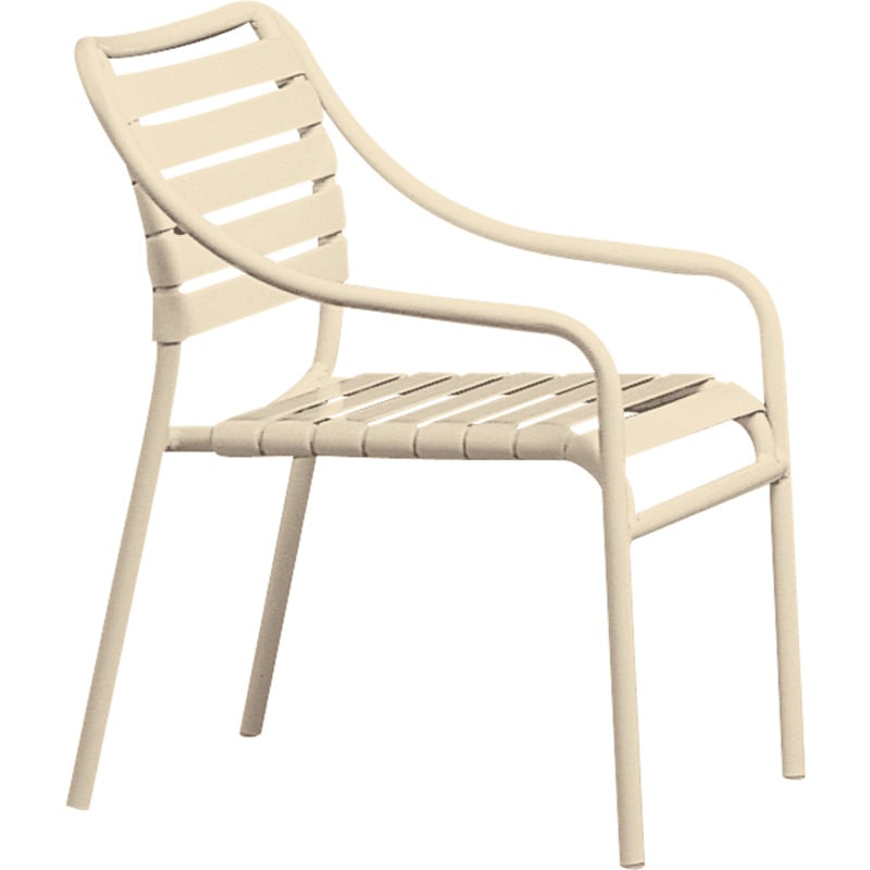 Tropitone 8007 Kahana Strap Club Chair, Stackable