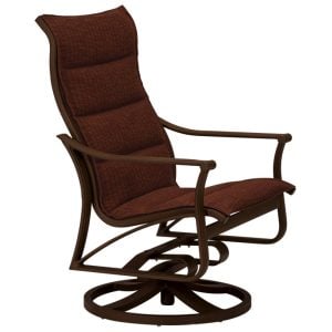 Tropitone 161125NTPS Corsica Padded Sling Swivel Action Lounger