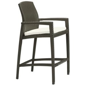 Tropitone 36082605 Evo Stationary Bar Stool with Pad