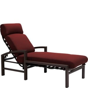 Tropitone 730532 Silhouette Umbrella Lakeside Cushion Chaise Lounge