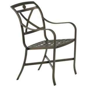 Tropitone 170024 Tropi Shade Umbrella Palladian Cast Dining Chair - X-Back