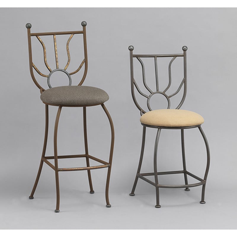 Wesley Allen B224H30 Barstool Sunburst Barstool